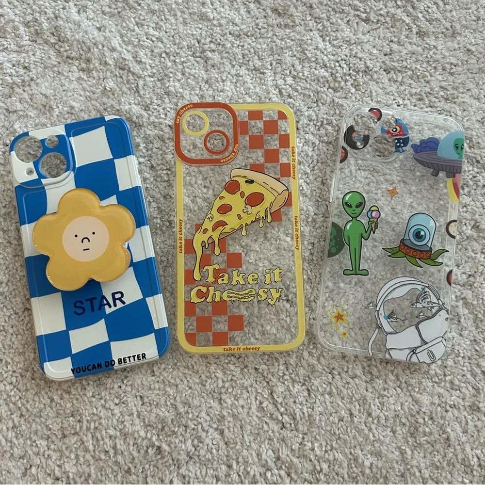 Set of 3 - iPhone 14 Phone Cases